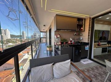 Varanda Gourmet · Apartamento PORTEIRA FECHADA com 3 suítes à venda, 143 m² por R$ 2.150.000 - Canto do Forte - Praia