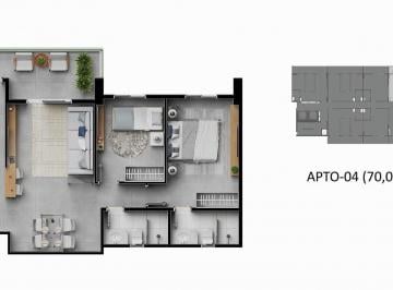 Apartamento · 52m² · 2 Quartos · 1 Vaga · Inovar Residence Belém – Studios e Apartamentos de 2 Quartos a 700m da Praça Batista Campos