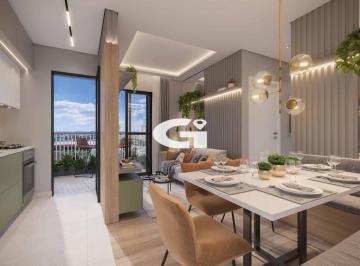 Apartamento · 51m² · 2 Quartos · 1 Vaga · Residencial Serra Dourada Studios, 2 e 3 Quartos com Sacada no Bairro Alto em Cu