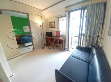Apartamento · 37m² · 1 Quarto · 1 Vaga · Flat em Moema, São Paulo/SP de 37m² 1 quartos para locação R$ 3.200,00/mes