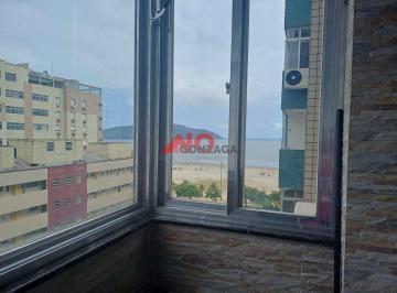 Apartamento de 2 quartos, Santos · Pompeia Santos vista mar andar alto 2 dormitórios suíte reformado mobiliado