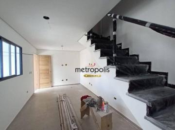 Sala · Sobrado com 3 dormitórios à venda, 98 m² por R$ 745.000,00 - Vila Scarpelli - Santo André/SP