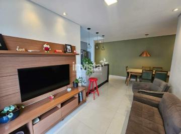 Apartamento · 82m² · 3 Quartos · 1 Vaga · Apartamento com Lazer Completo no Macuco – Santos