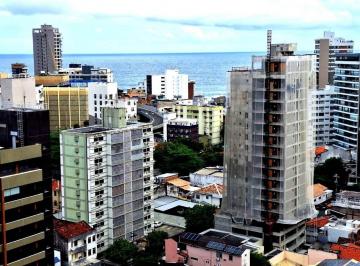 Apartamento · 124m² · 3 Quartos · 1 Vaga · Apartamento na Barra, Salvador-BA: 3/4 c/ 2 suítes, Dependência Completa, Vista Mar, 124m² - R$820 m