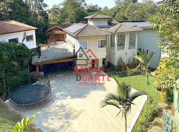 Casa · 483m² · 4 Quartos · 3 Vagas · Vende-se casa no Fazendinha - 4d/3stes. Integrada, gourmet, piscina, lareir
