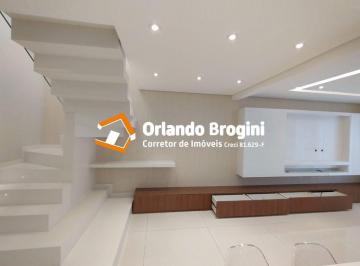 Foto · Casa em Condomínio Fechado para Locação Bairro Demarchi - suíte master com closet - suíte com armári