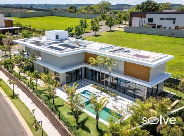 Casa · 558m² · 4 Quartos · 5 Vagas · Casa à venda com 558m², 4 suítes e espaço para elevador - Condomínio Pedra Alta - Campinas / SP