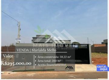Casa · 59m² · 2 Quartos · 2 Vagas · MN219 CASA RESIDENCIAL À VENDA ? Bairro Marialda Mello | São José do Rio Preto/SP