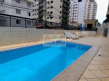 Apartamento · 97m² · 2 Quartos · 1 Vaga · Apartamento com 2 dormitórios e vista mar na Tupi- Praia Grande - SP
