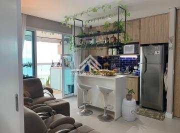 Apartamento · 68m² · 2 Quartos · 1 Vaga · Apartamento dois dormitórios a uma quadra da praia