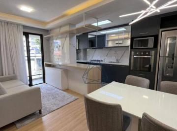 8357cc2b10ea487fdfcdb8a7ab714ff0060521f1 · Apartamento com 1 dormitório para alugar, 54 m² por R$ 4.375,00/mês - Água Verde - Curitiba/PR