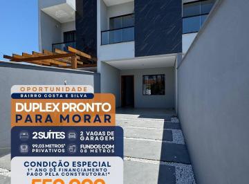 Casa · 99m² · 2 Quartos · 2 Vagas · Duplex 2 Suítes à Venda no Costa e Silva – Joinville