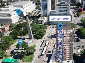 Apartamento de 1 quarto, Curitiba · LANÇAMENTO NO CENTRO - PROXIMO AO SHOPPING MULLER - 290 mil