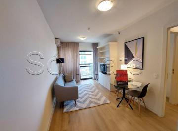 Apartamento · 34m² · 1 Quarto · 1 Vaga · Flat no Itaim Bibi, próximo a Avenida Pres Juscelino Kubtschek e Santo Amaro. Com entrada imediata.