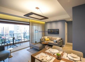 Apartamento · 81m² · 2 Quartos · 2 Vagas · Excelente apartamento mobiliado para locação! A 800 metros a pé do metrô Campo belo.