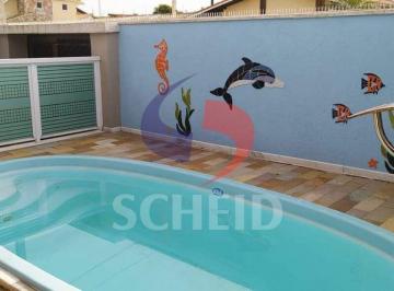 Casa · 180m² · 3 Quartos · 2 Vagas · Casa com 3 quartos venda no Bairro Oásis Peruíbe, próximo à praia 3 dormi e com piscina