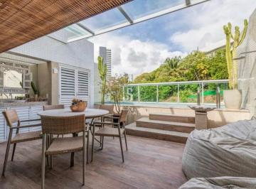 Apartamento · 145m² · 3 Quartos · 2 Vagas · Cobertura duplex 2 quartos à venda em Ondina, 145m², piscina, terraço gourmet e 3 vagas – Costa Espa