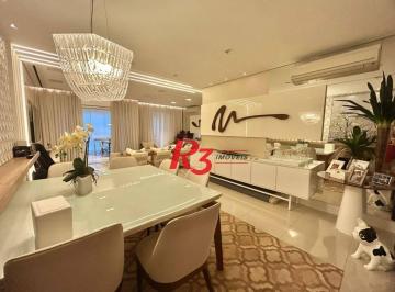 e2c7d4318926018e2817644f5b0b976434ef32f2 · Apartamento com 3 dormitórios à venda, 178 m² por R$ 3.500.000,00 - Boqueirão - Santos/SP
