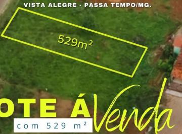 Terreno · 529m² · Lote á venda, Vista Alegre - Passa Tempo/MG.