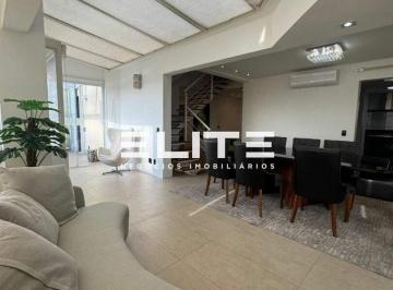 Apartamento · 228m² · 3 Quartos · 4 Vagas · Cobertura com 3 dormitórios para alugar, 227 m² por R$ 17.819,00/mês - Centro - Santo André/SP