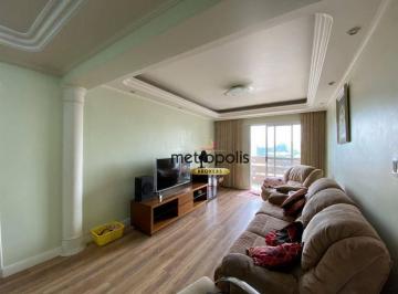 Sala integrada  · Apartamento com 3 dormitórios à venda, 127 m² por R$ 880.000,00 - Fundação - São Caetano do Sul/SP