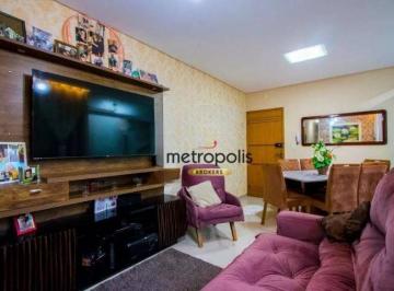 Sala · Cobertura com 3 dormitórios à venda, 148 m² por R$ 530.000,00 - Vila Gilda - Santo André/SP