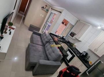 Sala  · Apartamento com 2 dormitórios à venda, 65 m² por R$ 358.000,00 - Vila Vitória - Santo André/SP
