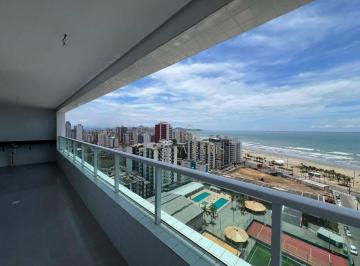 Varanda Gourmet · Apartamento VISTA MAR com 3 dormitórios à venda, 115 m² por R$ 874.000 - Ocian - Praia Grande/SP