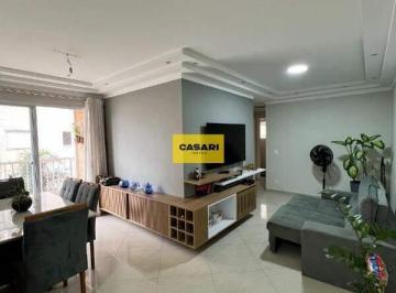 Apartamento · 72m² · 3 Quartos · 1 Vaga · Apartamento 72m² no Condomínio Smile — 3 dormitórios, Varanda e Lazer Completo no Planalto SBC