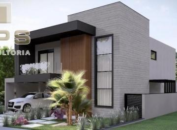 Foto 01 · Casa à venda no Residencial Ecoville 1, 257m² construído, Mezanino com home theater, 4 suítes com va