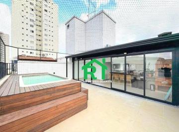 989b691333bbbc6f2e5a9c638dd81e8155bc0437 · Cobertura com 2 quartos (1 suíte), 1 vaga e lazer à venda em Jardim Astúrias, Guarujá