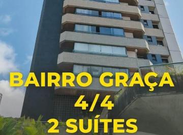 Apartamento · 175m² · 4 Quartos · 2 Vagas · Apartamento de Luxo com 4 Quartos e 2 Suítes na Graça, Salvador-BA 175,00m² Venda por R$1.150.000
