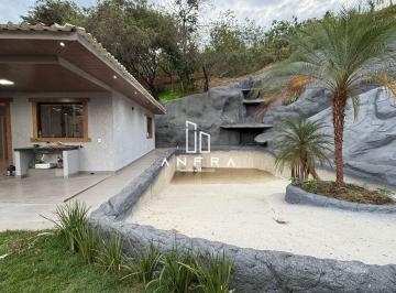 Rural · 1300m² · 3 Quartos · 5 Vagas · Chacara com cascata, piscina e prainha no Serra Azul, em Sarzedo