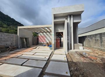 Casa · 115m² · 3 Quartos · 4 Vagas · Casa nova com 3 quartos e piscina para venda no Massaguaçu, Caraguatatuba - SP.