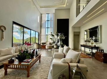 Casa · 530m² · 5 Quartos · 2 Vagas · Casa de Alto Padrão à Venda no Condomínio Plaza Athénée – Itu/SP Vista para o lago, 5 suítes, elevad