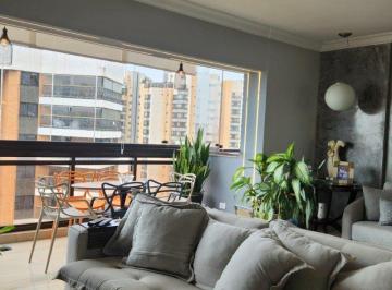 Apartamento · 168m² · 3 Quartos · 3 Vagas · Lindo apto. mobiliado para locação em Perdizes, 163m2 com 3 quartos, 5 banheiros e 3 vagas.