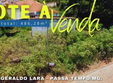 Terreno · 486m² · Lote á venda, Geraldo Lara - Passa Tempo/MG.