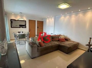 8478a9848c5ee347933bb86f16f584f8827c6837 · Apartamento com 3 dormitórios à venda, 126 m² por R$ 1.700.000,00 - Boqueirão - Santos/SP