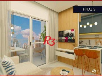 468532aa93f072946d3c40c4d7d5be66ea5505f8 · Apartamento à venda, 39 m² por R$ 342.000,00 - Aparecida - Santos/SP