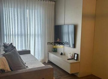 Sala · Apartamento com 2 dormitórios à venda, 56 m² por R$ 620.000,00 - Vila Mussolini - São Bernardo do Ca