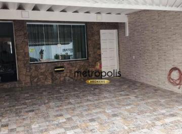 Garagem · Sobrado com 3 dormitórios à venda, 145 m² por R$ 745.000,00 - Vila Pires - Santo André/SP
