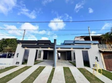 Fachada principal · Casa com 3 dormitórios à venda, 104 m² por R$ 430.000,00 - Canellas City - Iguaba Grande/RJ