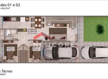 Casa · 86m² · 3 Quartos · 2 Vagas · Sobrado em  Rua Desembargador Antônio Franco Ferreira da Costa - Cajuru - Curitiba/PR