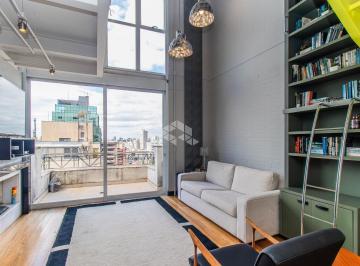Apartamento · 72m² · 1 Quarto · 2 Vagas · Loft na Padre Chagas mobiliado por arquiteto!