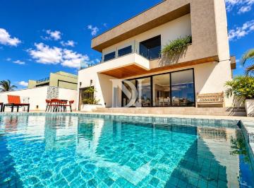 Casa · 441m² · 5 Quartos · 4 Vagas · Casa à Venda no Campos de Santo Antônio II em Itu | 5 Suítes, Vista para a Serra e Piscina Infinita