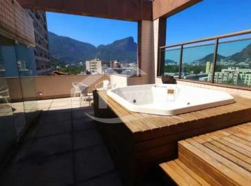 Apartamento · 166m² · 3 Quartos · 2 Vagas · Espetacular cobertura duplex com 3 quartos no Leblon