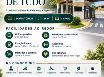 Apartamento de 2 quartos, Itapevi · Apartamento à venda, 43 m² por R$ 230.000,00 - Conjunto Habitacional - Setor A -