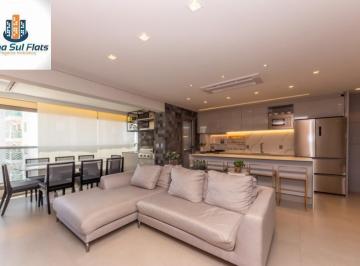 Foto 02 · Apartamento à Venda Na Vila Gumercindo Com 2 Suítes e 2 Vagas - Varanda Gourmet - Mobiliado