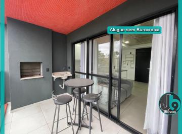 Foto 01 · Apartamento para Alugar no Rebouças 58m² com 2 quartos, cozinha planejada, 1 suíte e sacada com chur