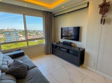 Living · Apartamento para comprar de frente andar alto 68 m2, 2 dormitórios 1 suíte 1 vaga garagem portaria 2
